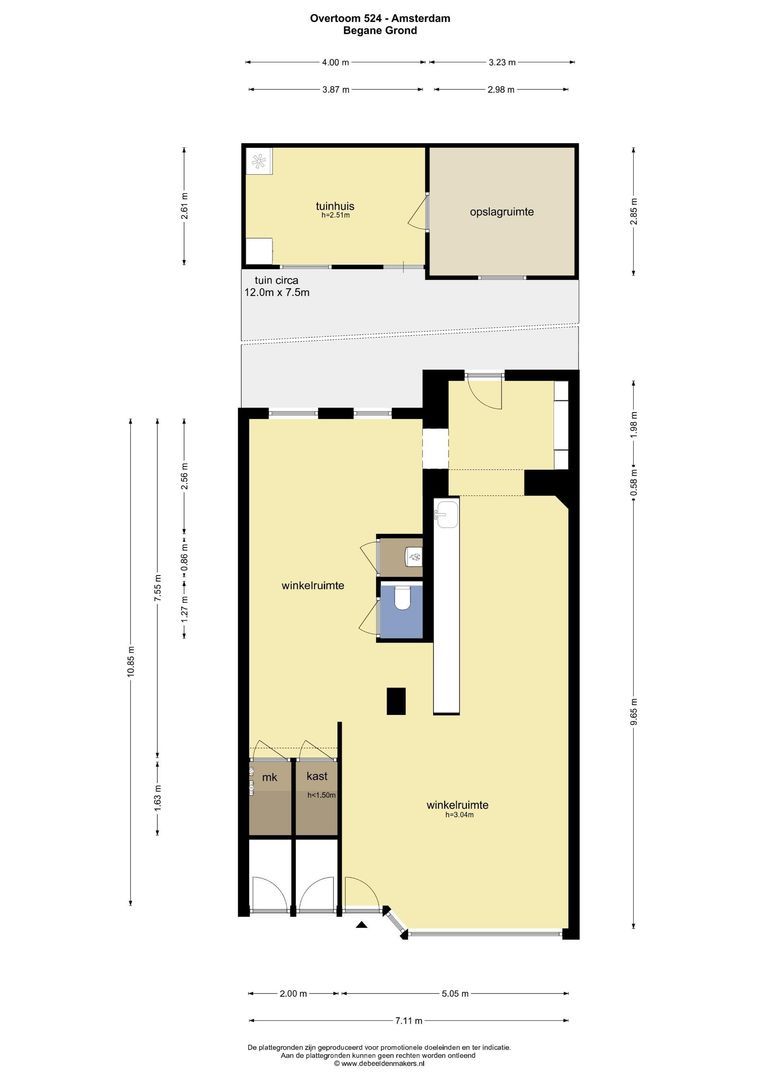 Overtoom 524, Amsterdam foto-17 blur