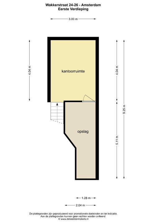 Wakkerstraat 24 -26, Amsterdam plattegrond-14