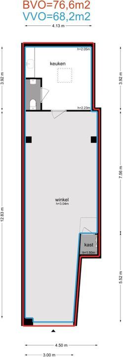 Albert Cuypstraat 250, Amsterdam plattegrond-8