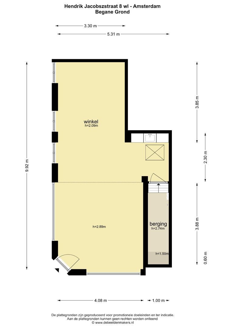 Hendrik Jacobszstraat 8 H, Amsterdam foto-5 blur