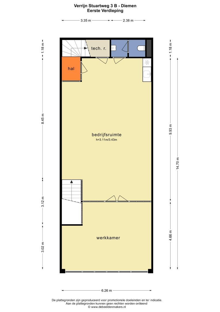 Verrijn Stuartweg 3 B, Diemen foto-26 blur