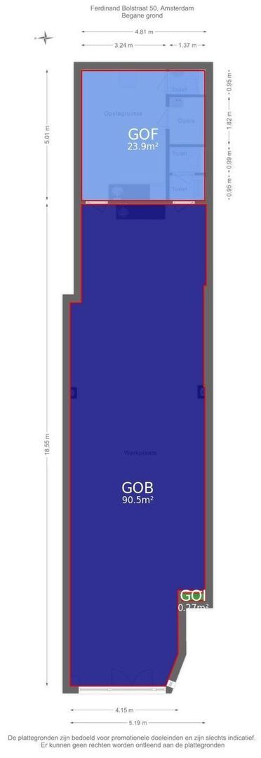 Ferdinand Bolstraat 50 H, Amsterdam foto-20 blur