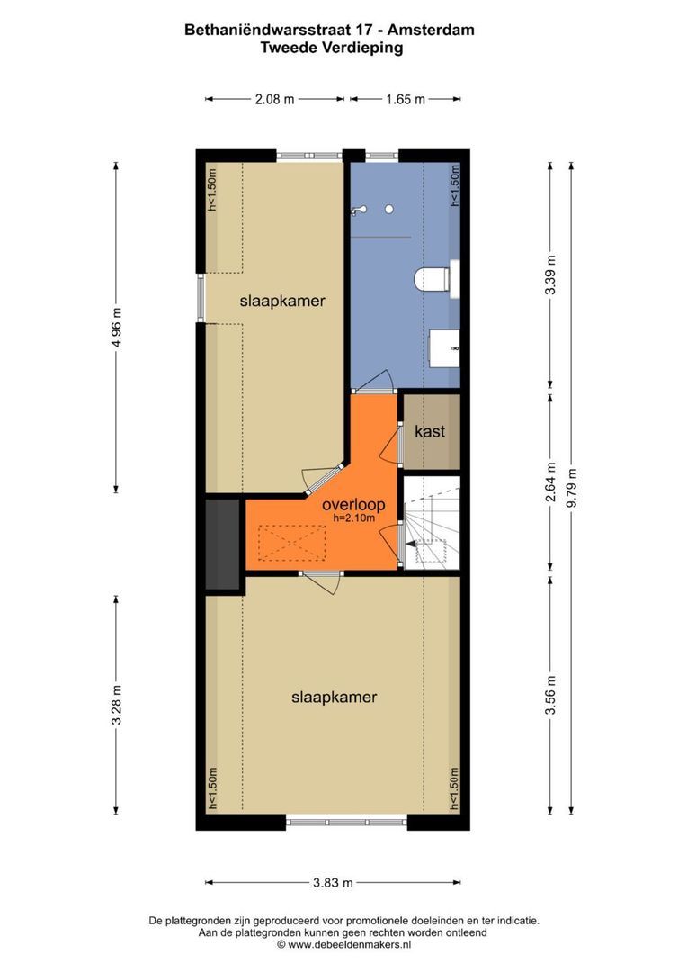 Bethaniëndwarsstraat 17 H, Amsterdam foto-43 blur