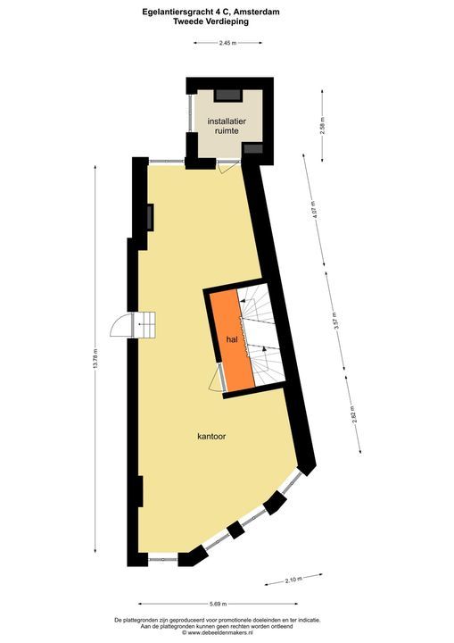 Prinsengracht 108 B, Amsterdam plattegrond-17