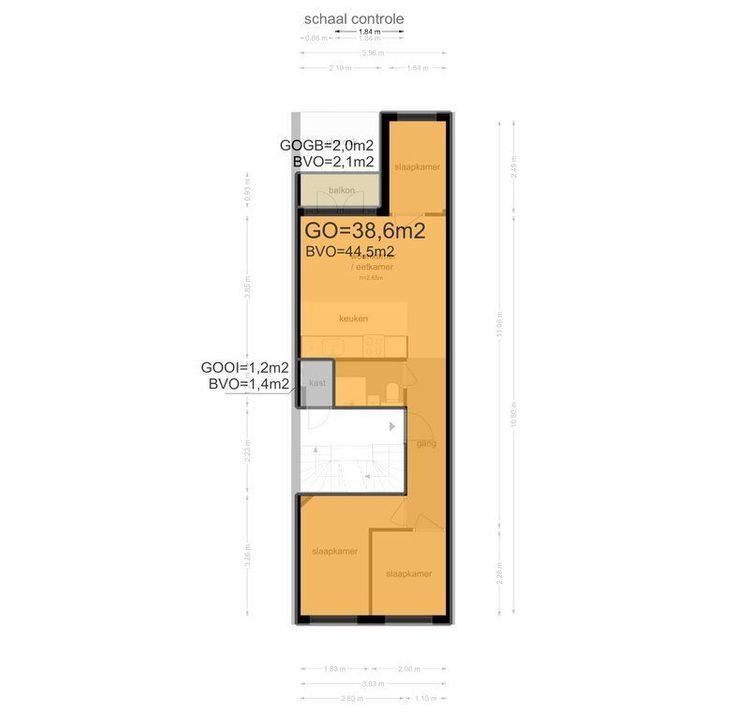 Lange Leidsedwarsstraat 51 2, Amsterdam plattegrond-19