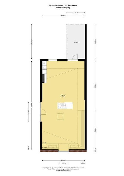 Stadhouderskade 140 -141, Amsterdam plattegrond-3