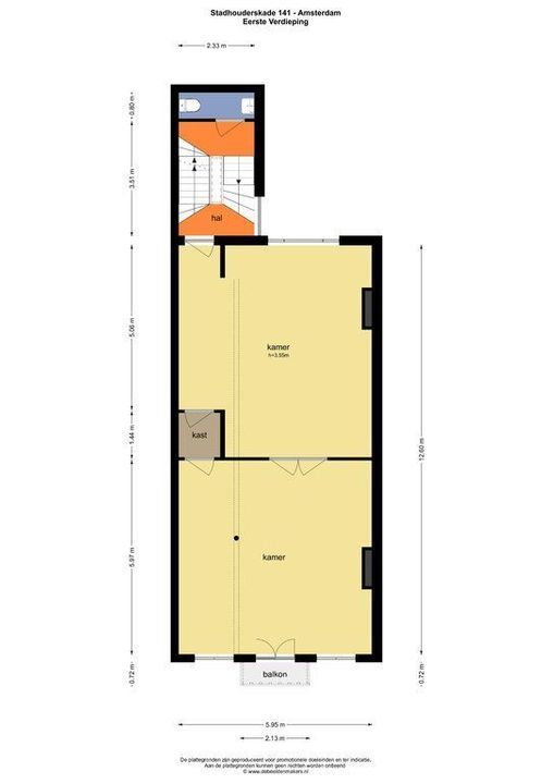 Stadhouderskade 140 -141, Amsterdam plattegrond-3