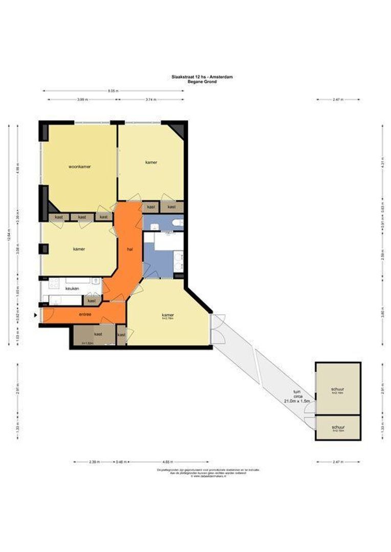 Slaakstraat 12 H, Amsterdam foto-14 blur