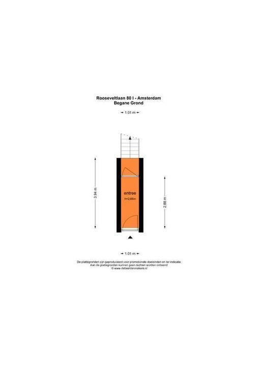 Rooseveltlaan 80 I, Amsterdam plattegrond-42