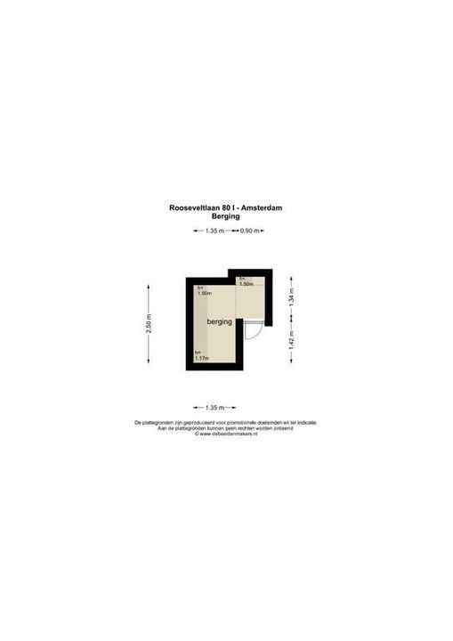 Rooseveltlaan 80 I, Amsterdam plattegrond-42
