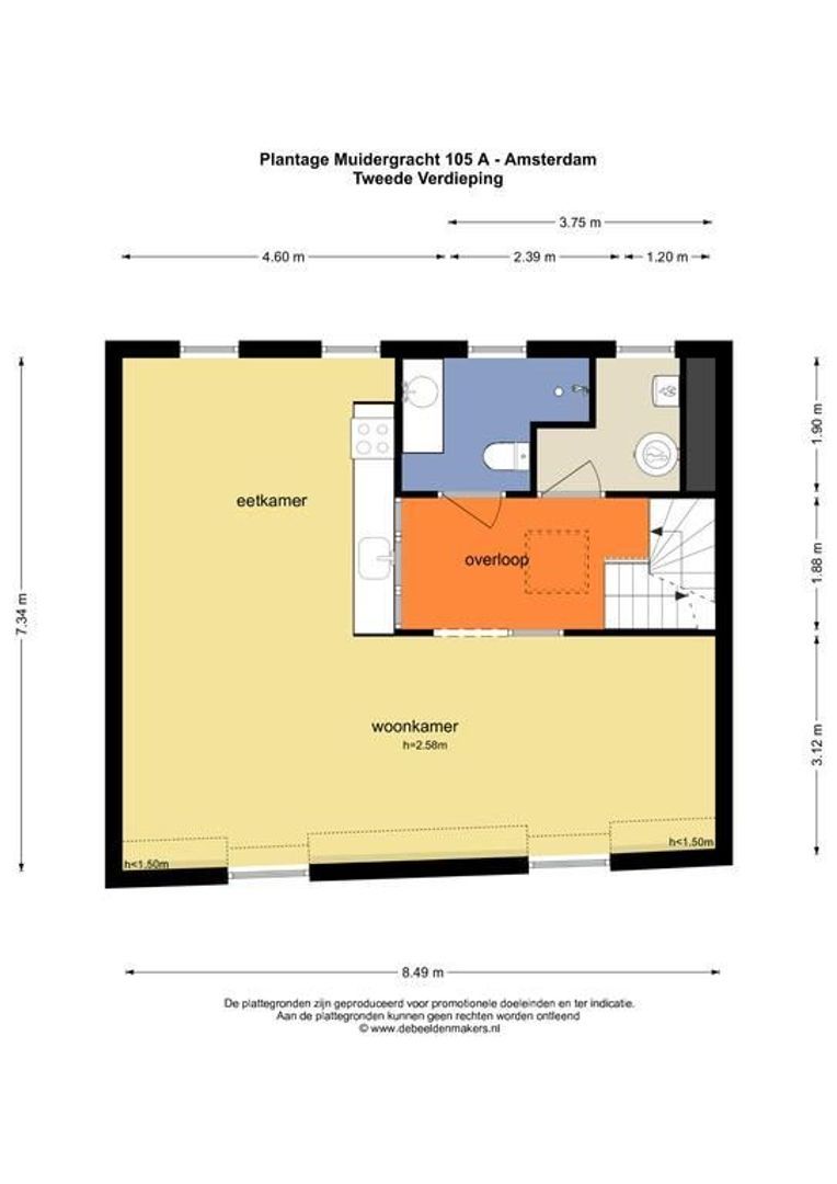 Plantage Muidergracht 105 A, Amsterdam foto-47 blur