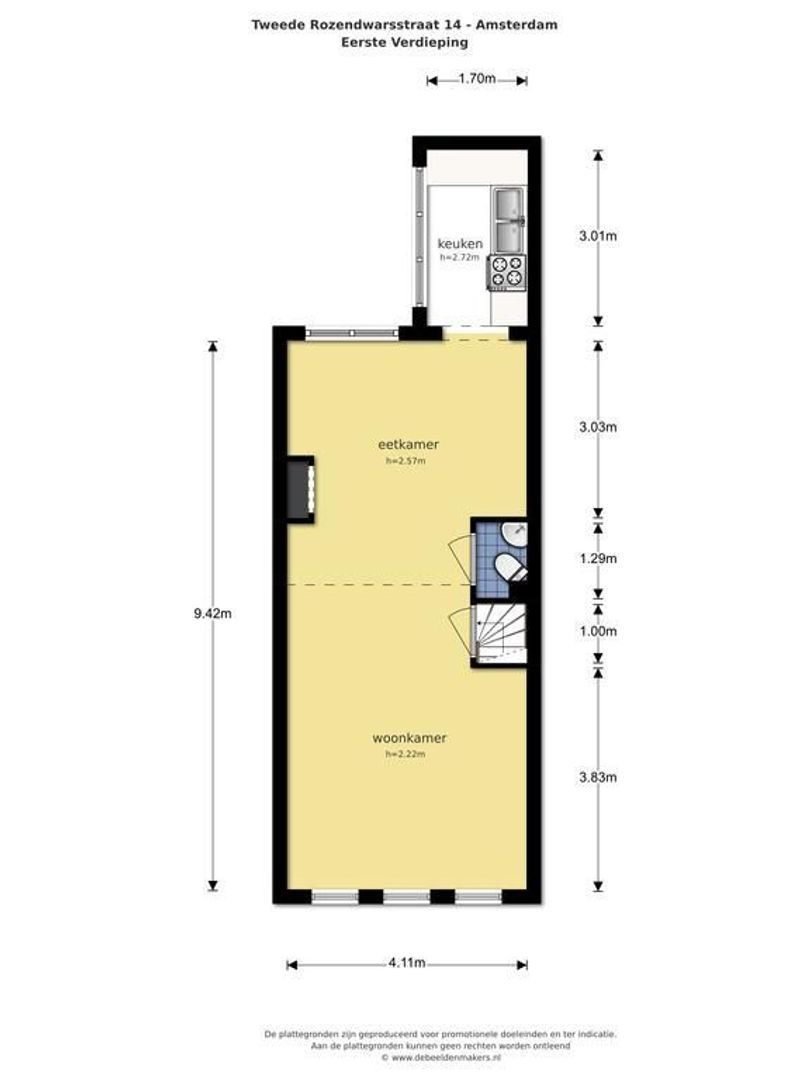 Tweede Rozendwarsstraat 14 HS, Amsterdam foto-35 blur