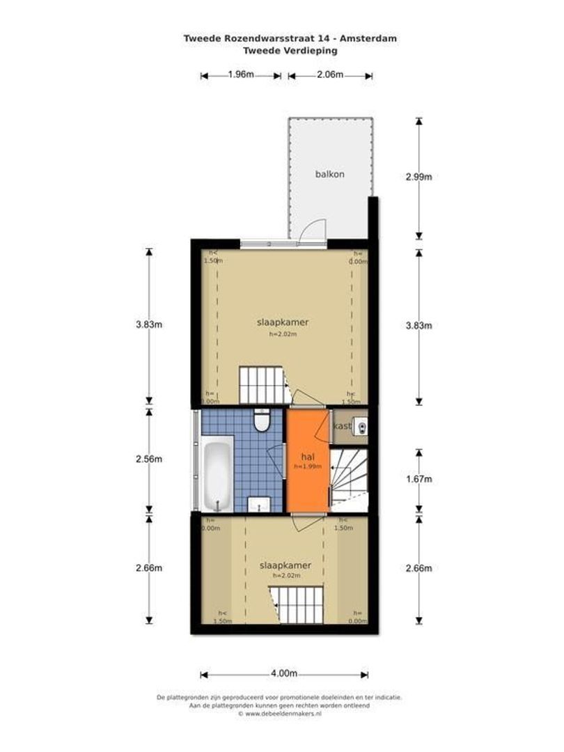 Tweede Rozendwarsstraat 14 HS, Amsterdam foto-37 blur