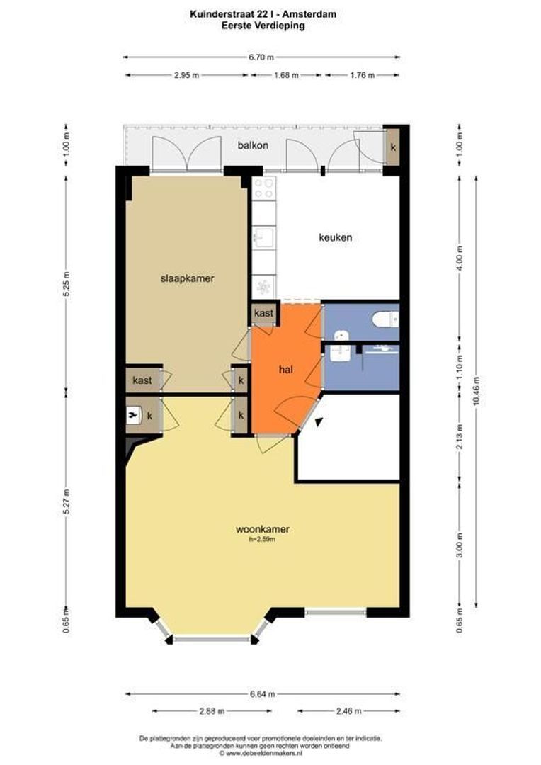 Kuinderstraat 22 1, Amsterdam foto-14 blur