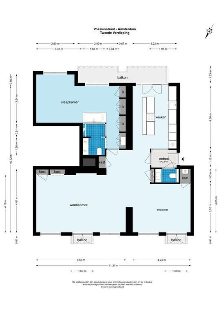 Vossiusstraat 6 C, Amsterdam foto-31 blur