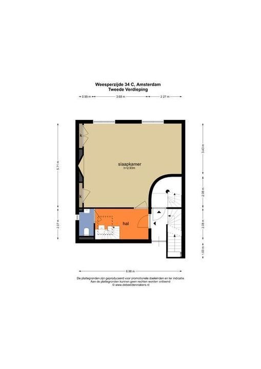 Weesperzijde 34 II, Amsterdam plattegrond-34