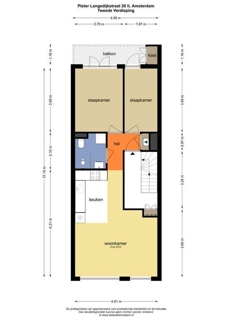 Pieter Langendijkstraat 26 2, Amsterdam foto-27 blur