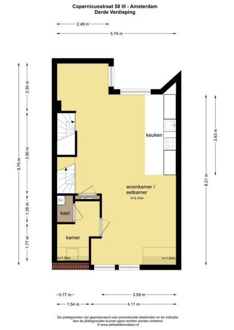 Copernicusstraat 58 III/IV, Amsterdam foto-24 blur