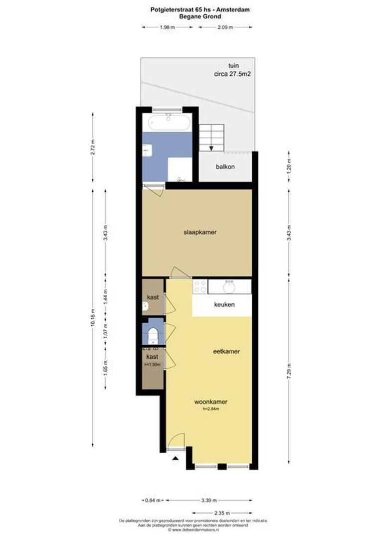 Potgieterstraat 65 H, Amsterdam foto-17 blur