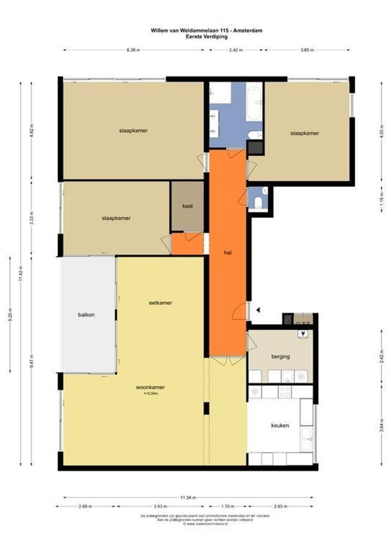 Willem van Weldammelaan 115 I + PP, Amsterdam foto-41 blur