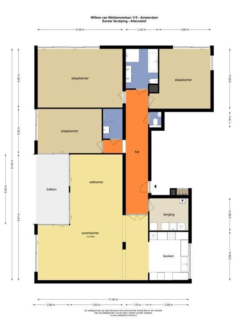 Willem van Weldammelaan 115 I + PP, Amsterdam foto-43 blur