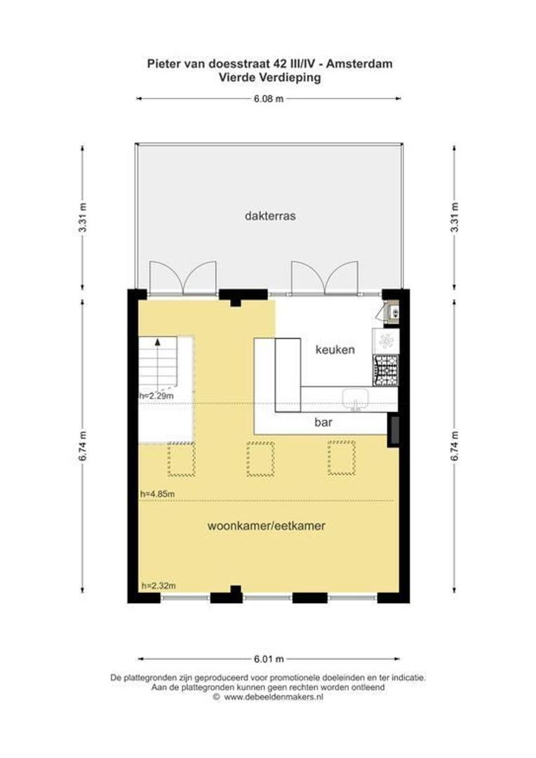 Pieter van der Doesstraat 42 -III, Amsterdam foto-43 blur