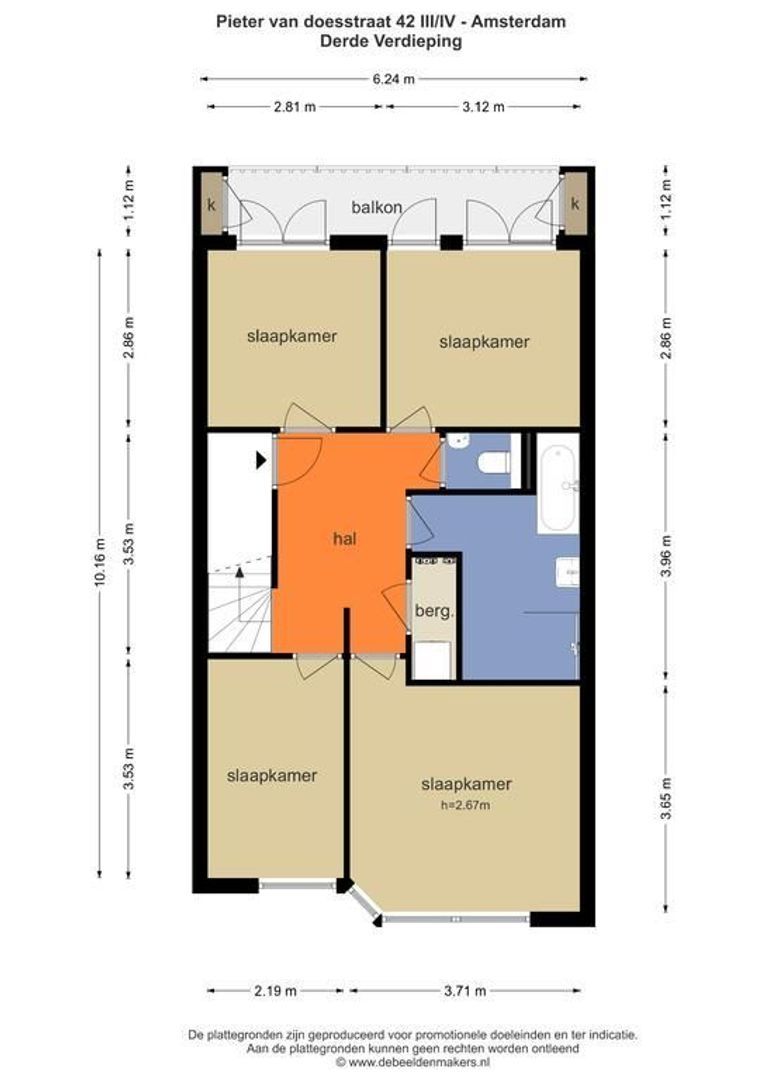 Pieter van der Doesstraat 42 -III, Amsterdam foto-45 blur