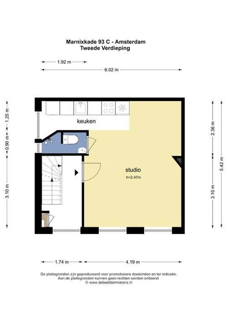 Marnixkade 93 C, Amsterdam foto-18 blur