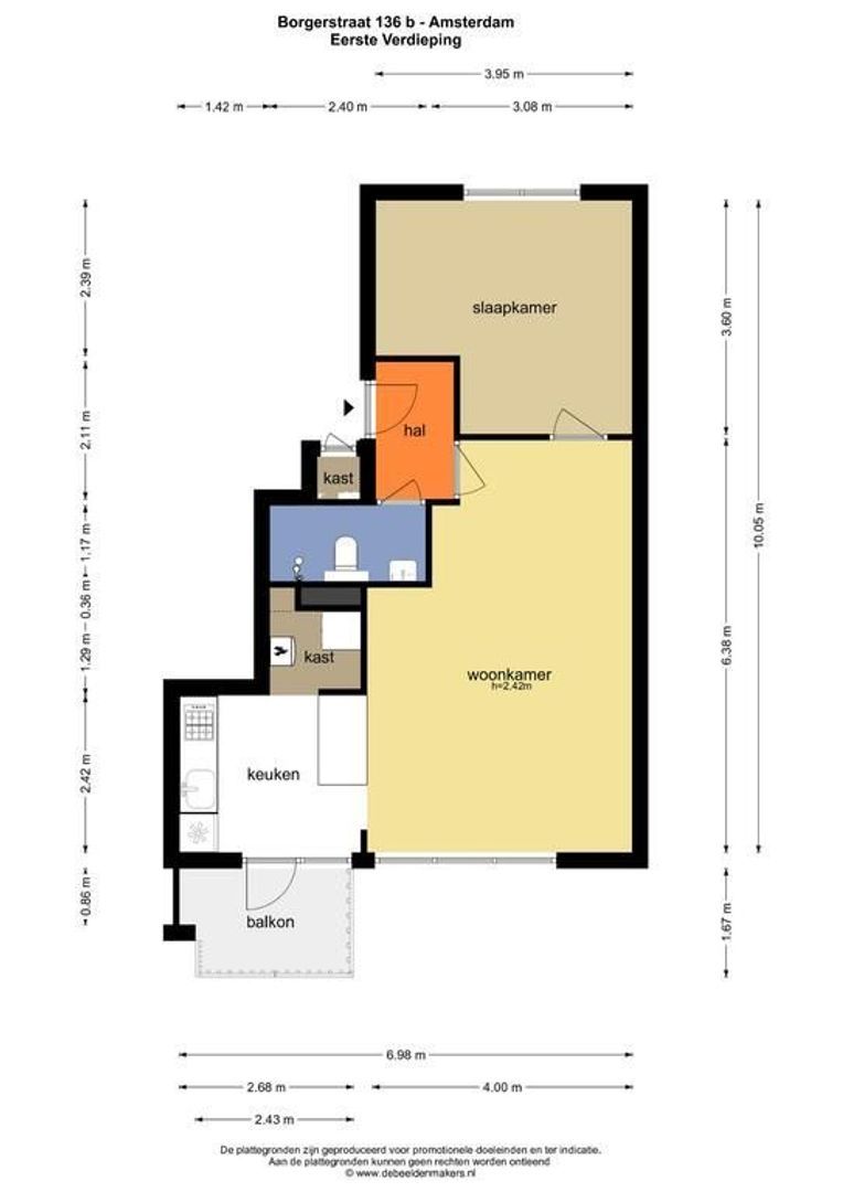 Borgerstraat 136 B, Amsterdam foto-34 blur