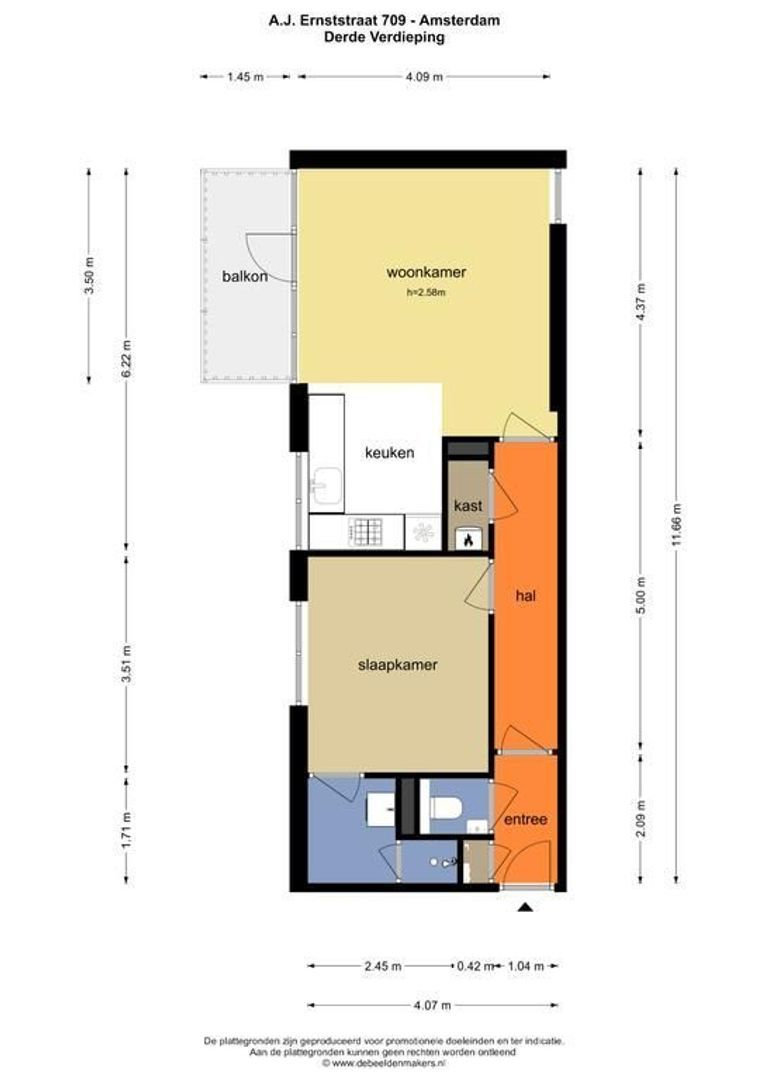 Arent Janszoon Ernststraat 709 -3, Amsterdam foto-20 blur