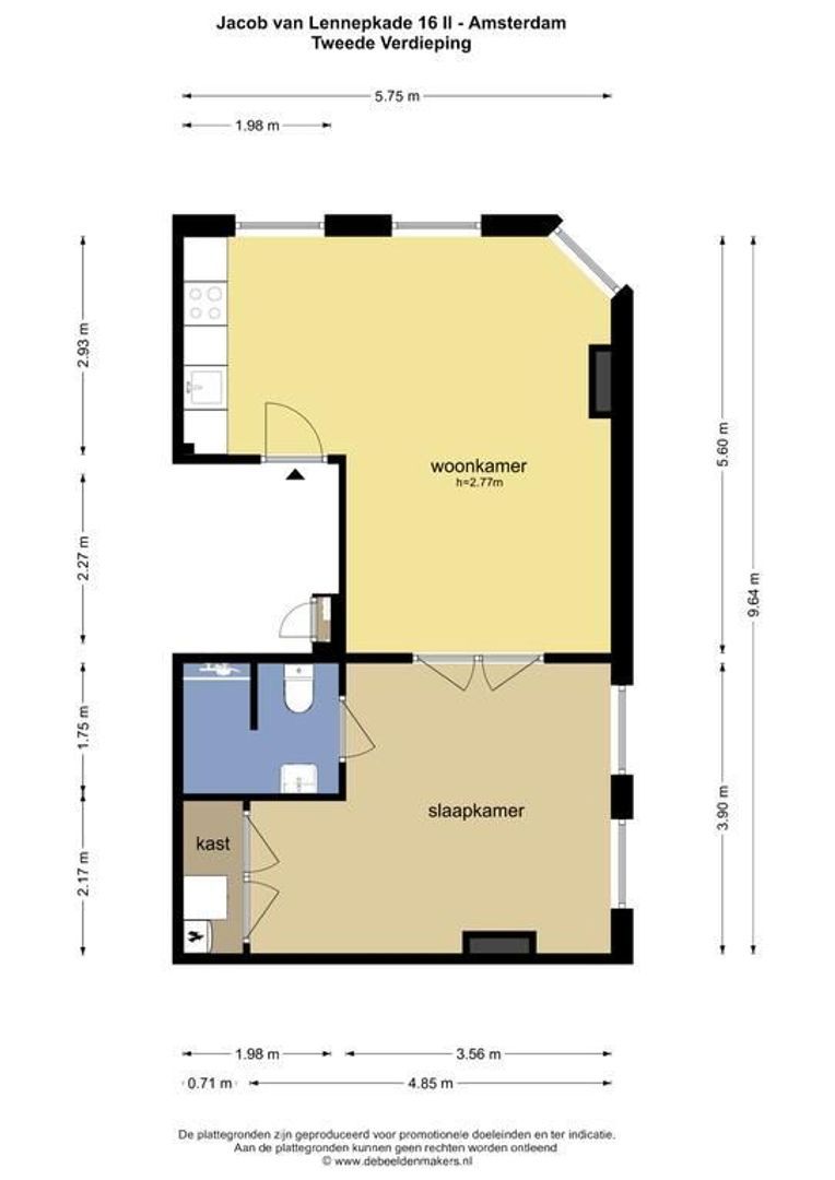 Jacob van Lennepkade 16 2, Amsterdam foto-20 blur