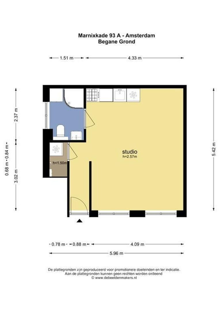 Marnixkade 93 A, Amsterdam foto-27 blur