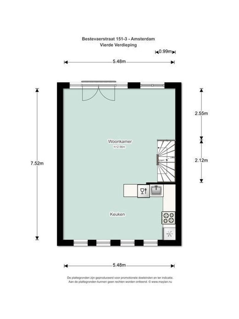 Bestevaerstraat 151 3, Amsterdam foto-33 blur