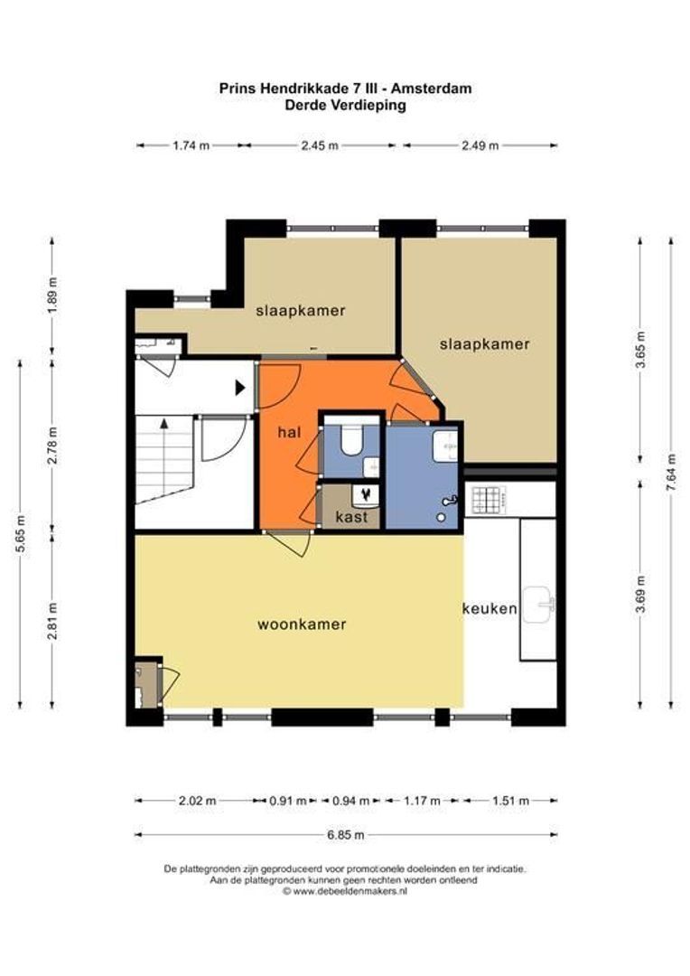 Prins Hendrikkade 7 3, Amsterdam foto-25 blur