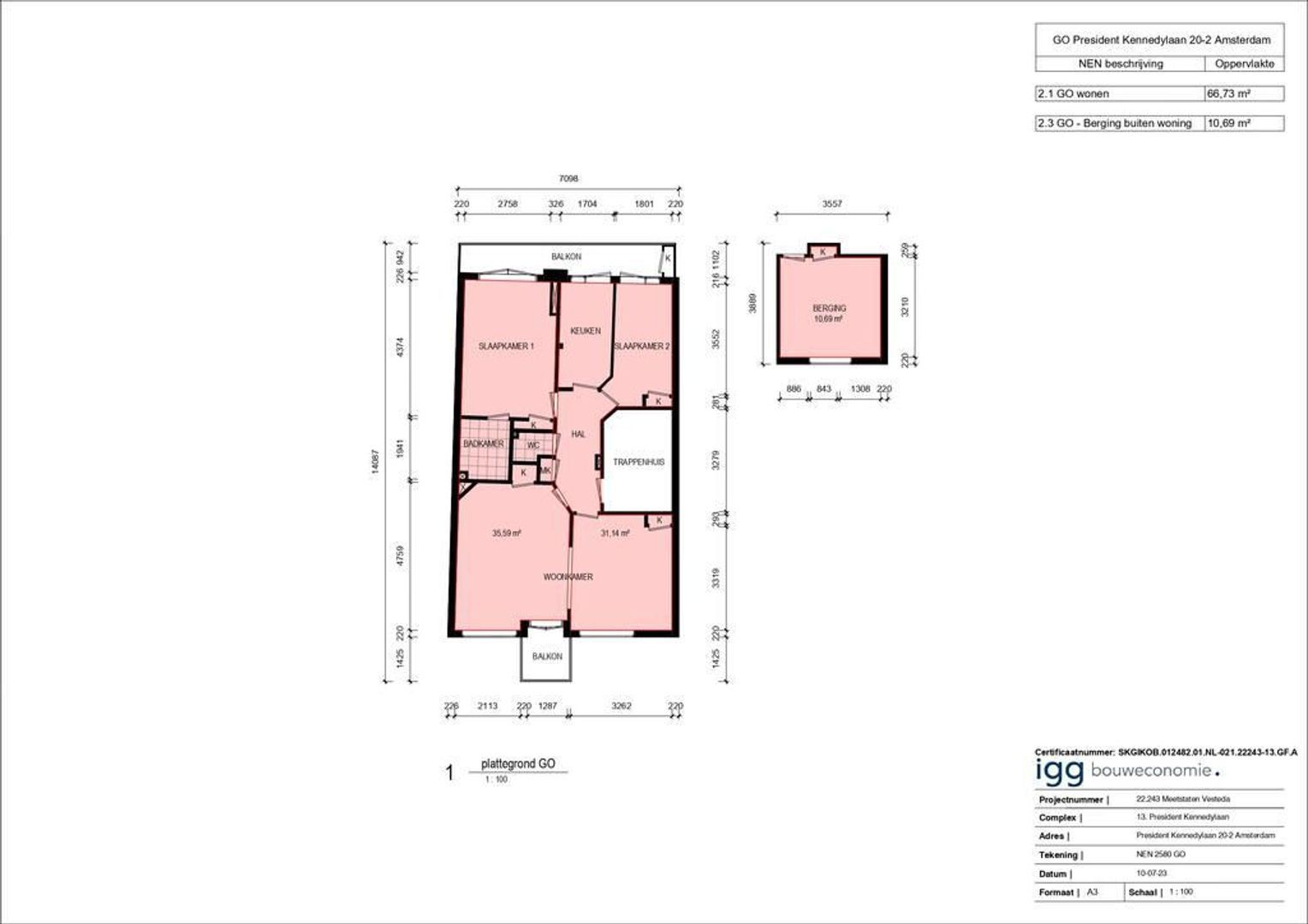 President Kennedylaan 20 2, Amsterdam foto-40 blur