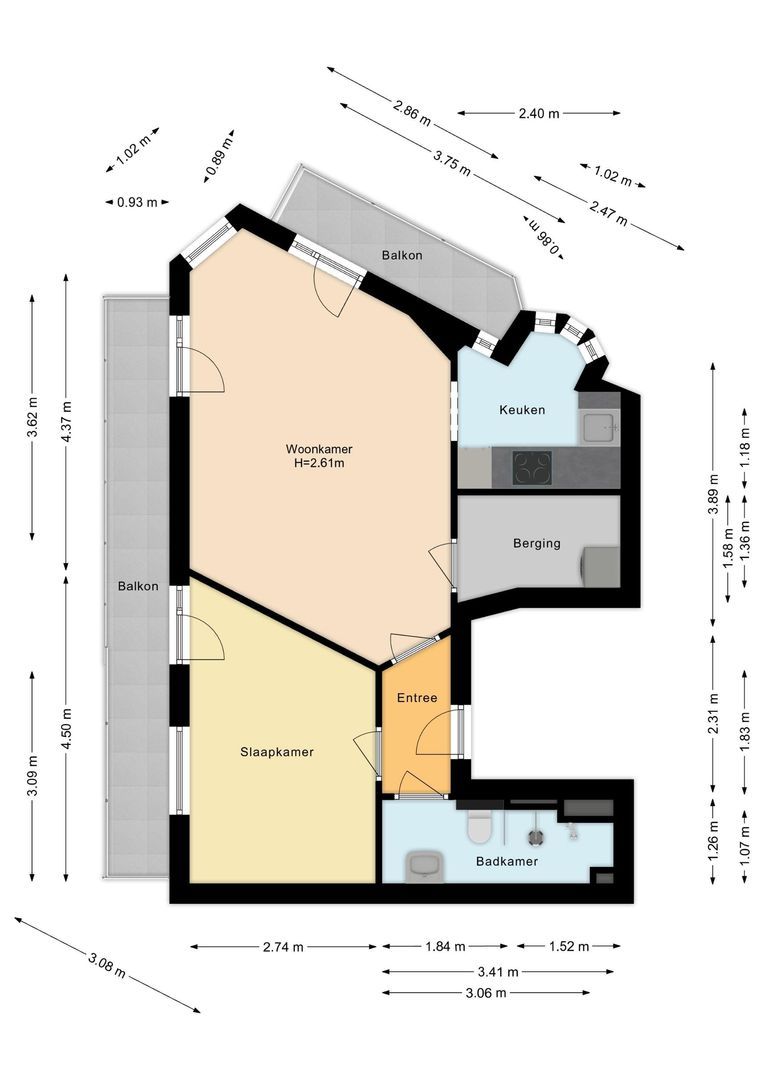 Prinsengracht 186 A, Amsterdam foto-28 blur