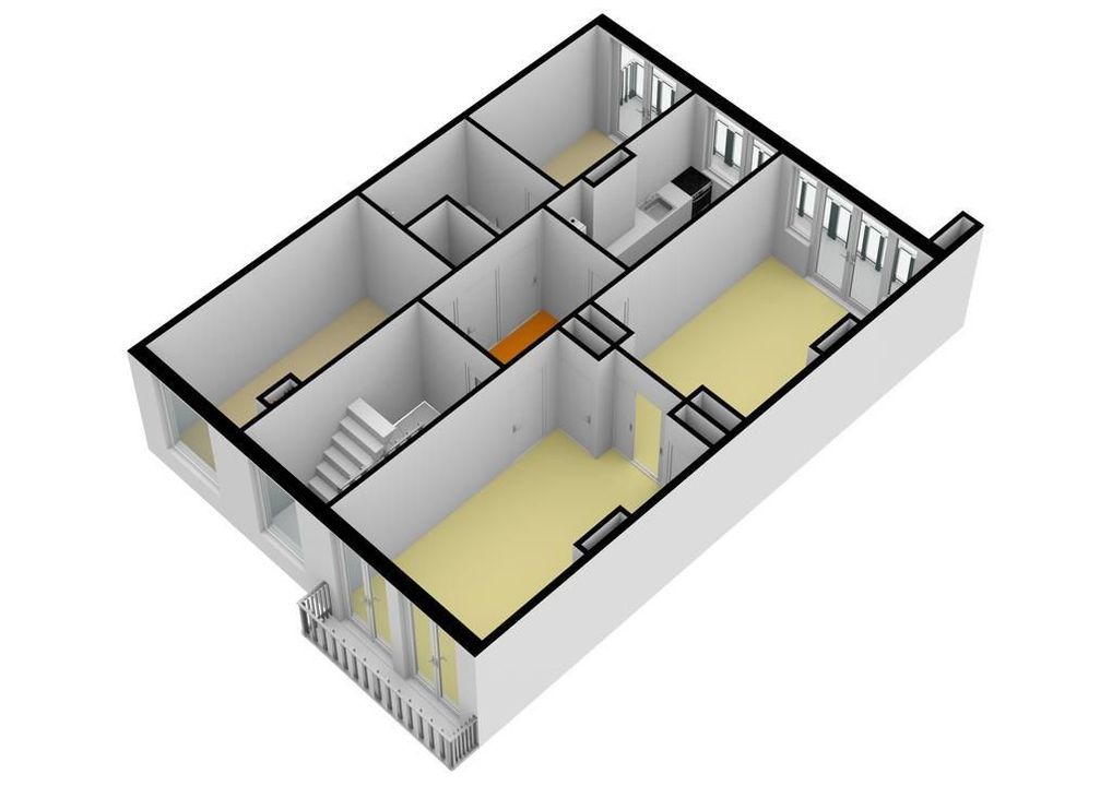 Nieuwe Prinsengracht 20 2, Amsterdam plattegrond-24