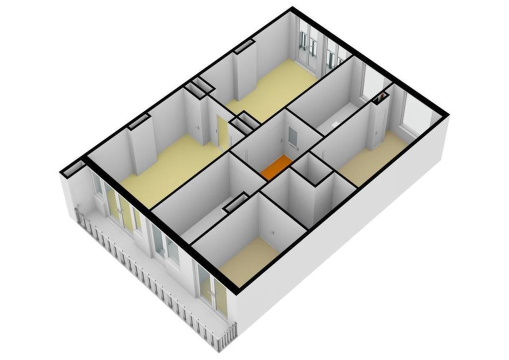 Nieuwe Prinsengracht 20 2, Amsterdam plattegrond-24