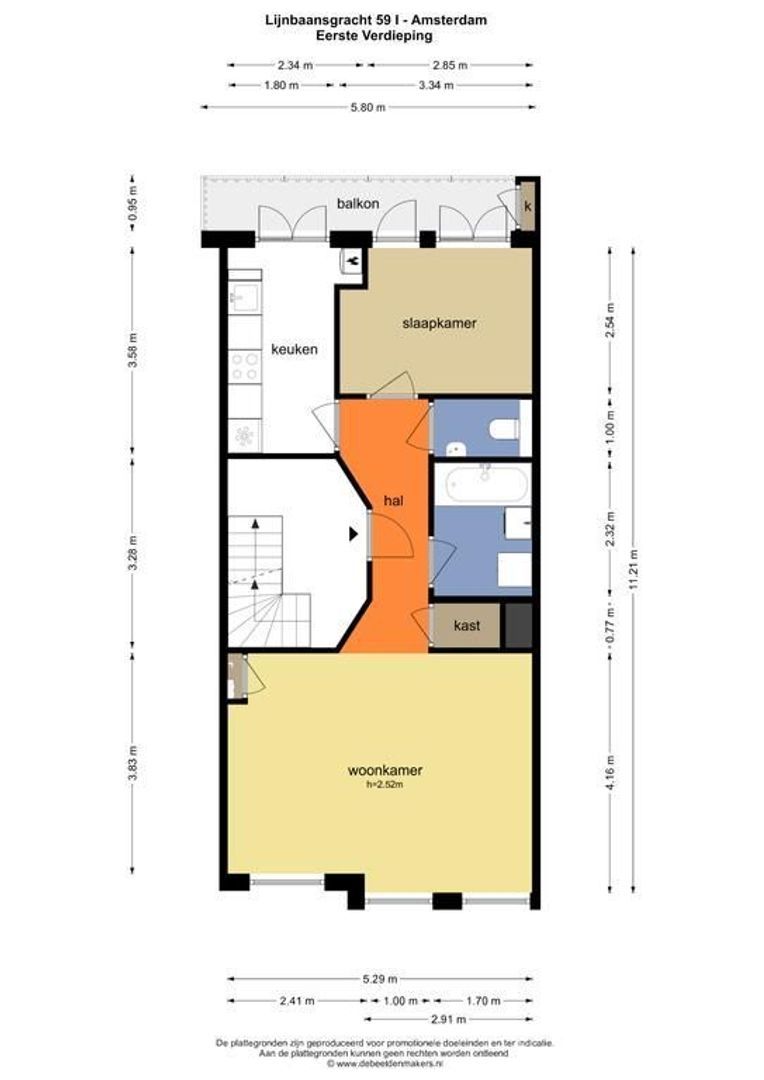 Lijnbaansgracht 59 1, Amsterdam foto-29 blur