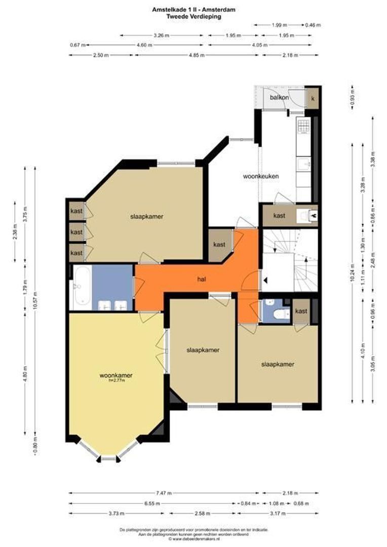 Amstelkade 1 2, Amsterdam foto-37 blur