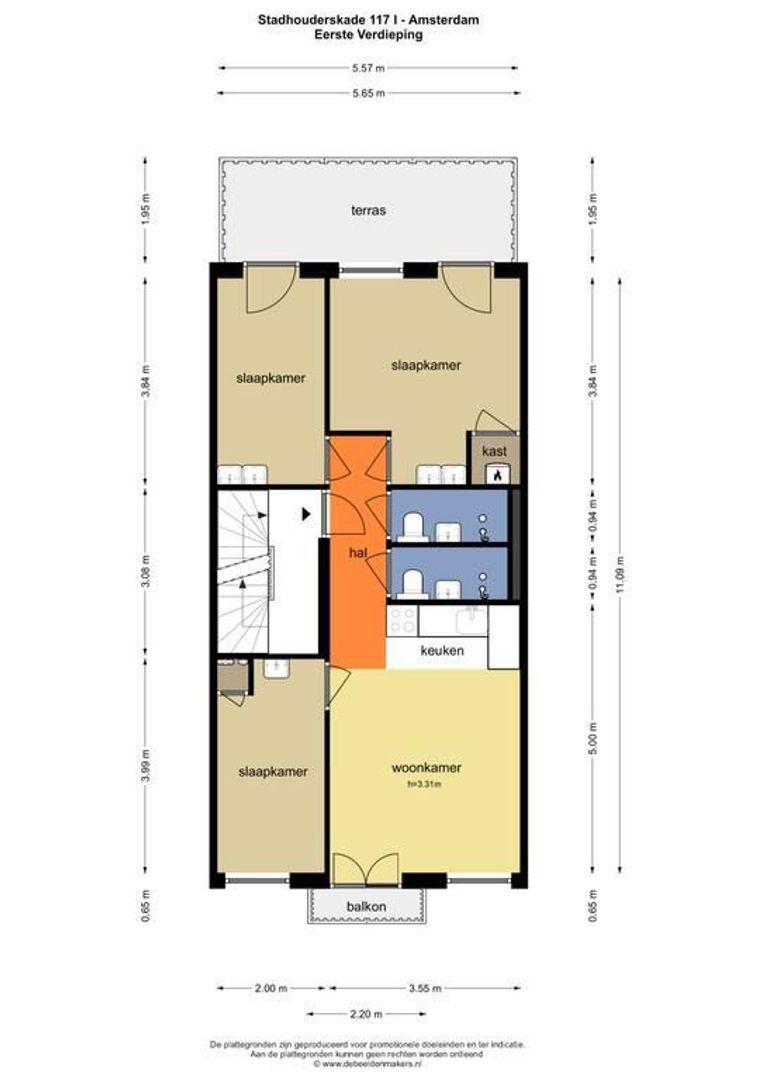 Stadhouderskade 117 D, Amsterdam foto-25 blur