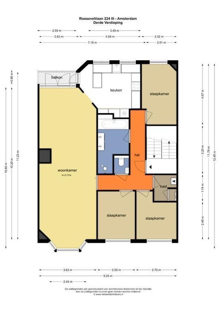 Rooseveltlaan 224 III, Amsterdam foto-42 blur