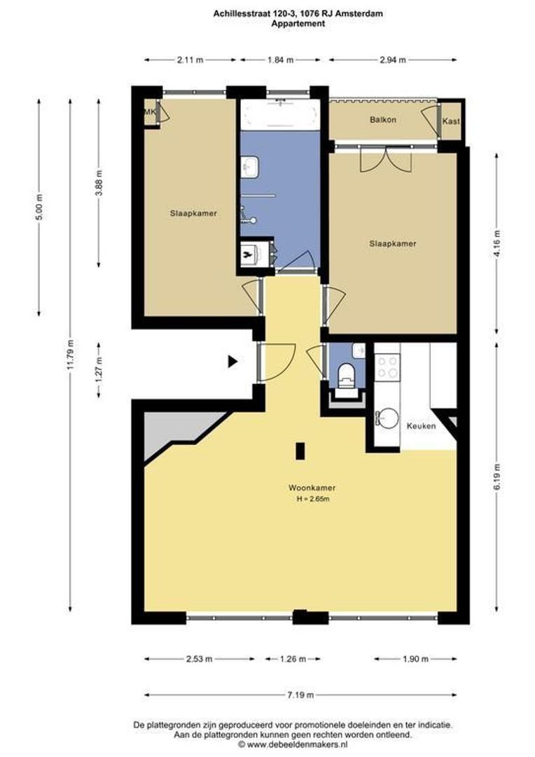 Achillesstraat 120 3, Amsterdam foto-38 blur