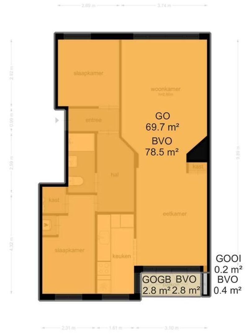 Paramariboplein 44 1, Amsterdam foto-48 blur