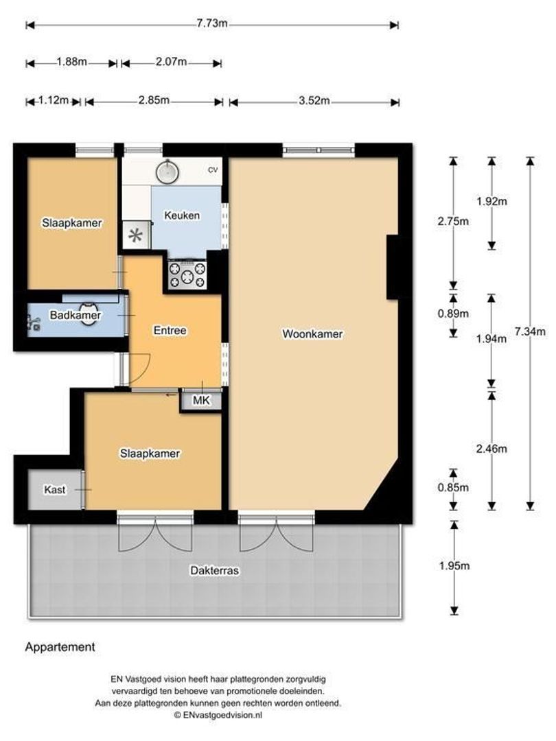 Korte Meerhuizenstraat 4 3, Amsterdam foto-30 blur