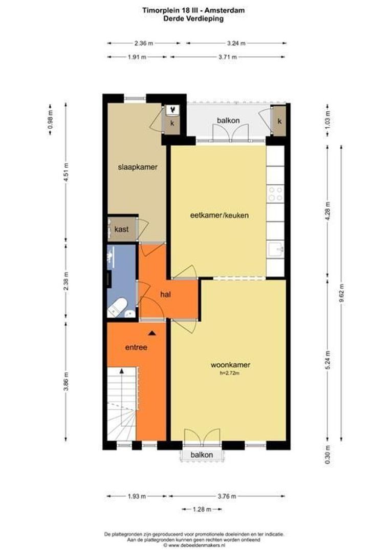 Timorplein 18 3, Amsterdam foto-29 blur