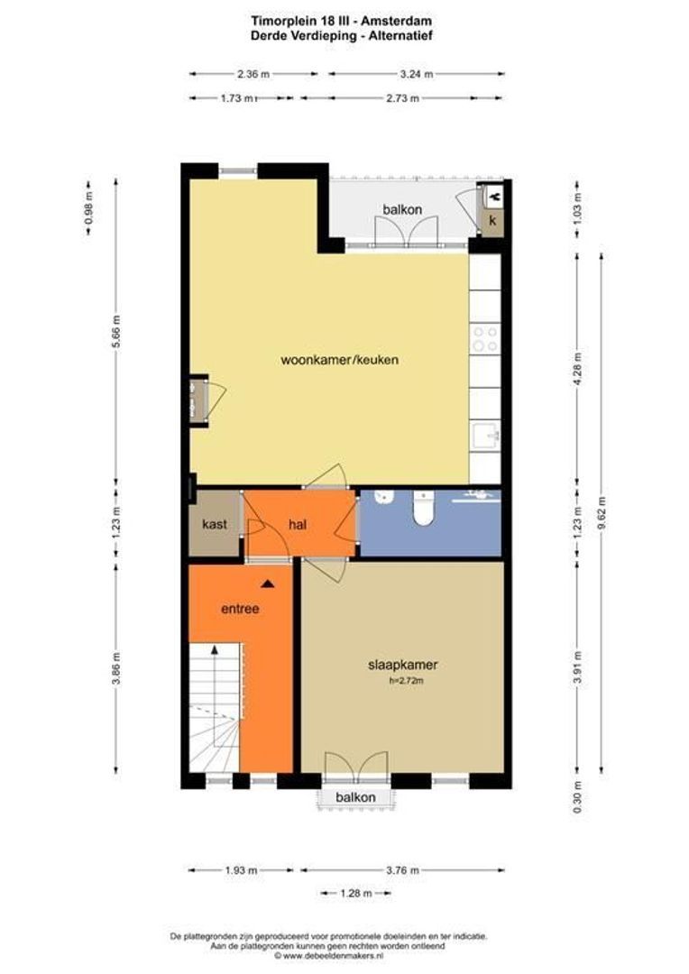 Timorplein 18 3, Amsterdam foto-33 blur