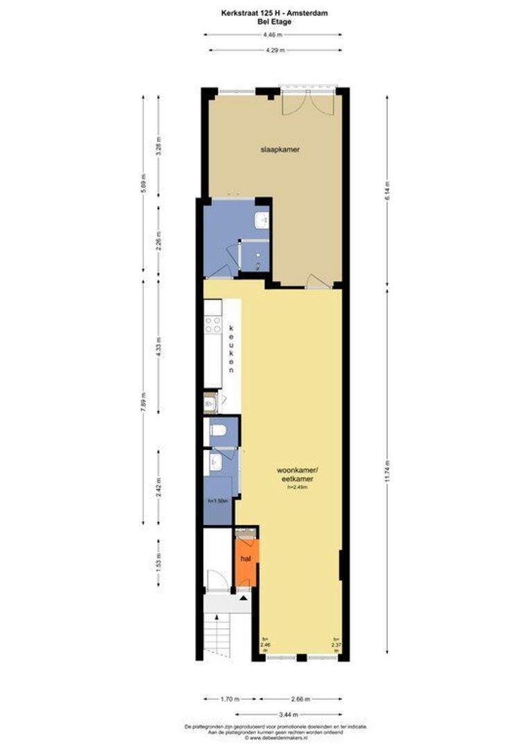 Kerkstraat 125 H, Amsterdam foto-21 blur