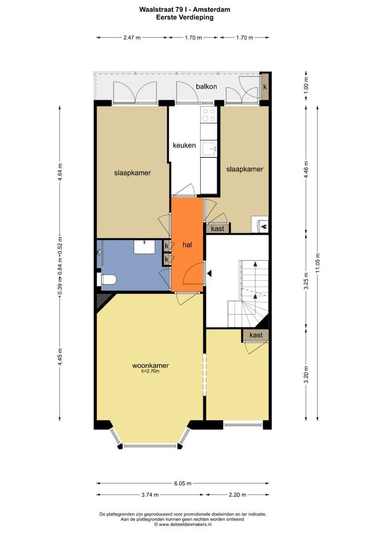 Waalstraat 79 1, Amsterdam foto-44 blur