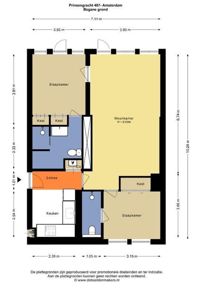 Prinsengracht 407 A, Amsterdam foto-42 blur